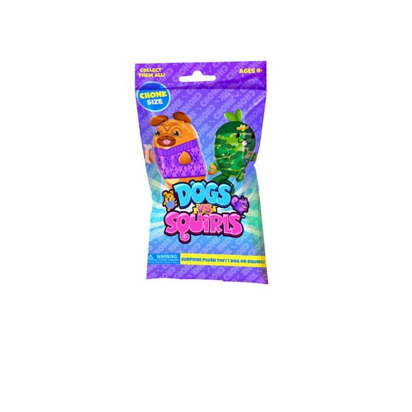 Dogs vs Squirls 6 Inch Collectible Plush Toy - Picture 2 of 8